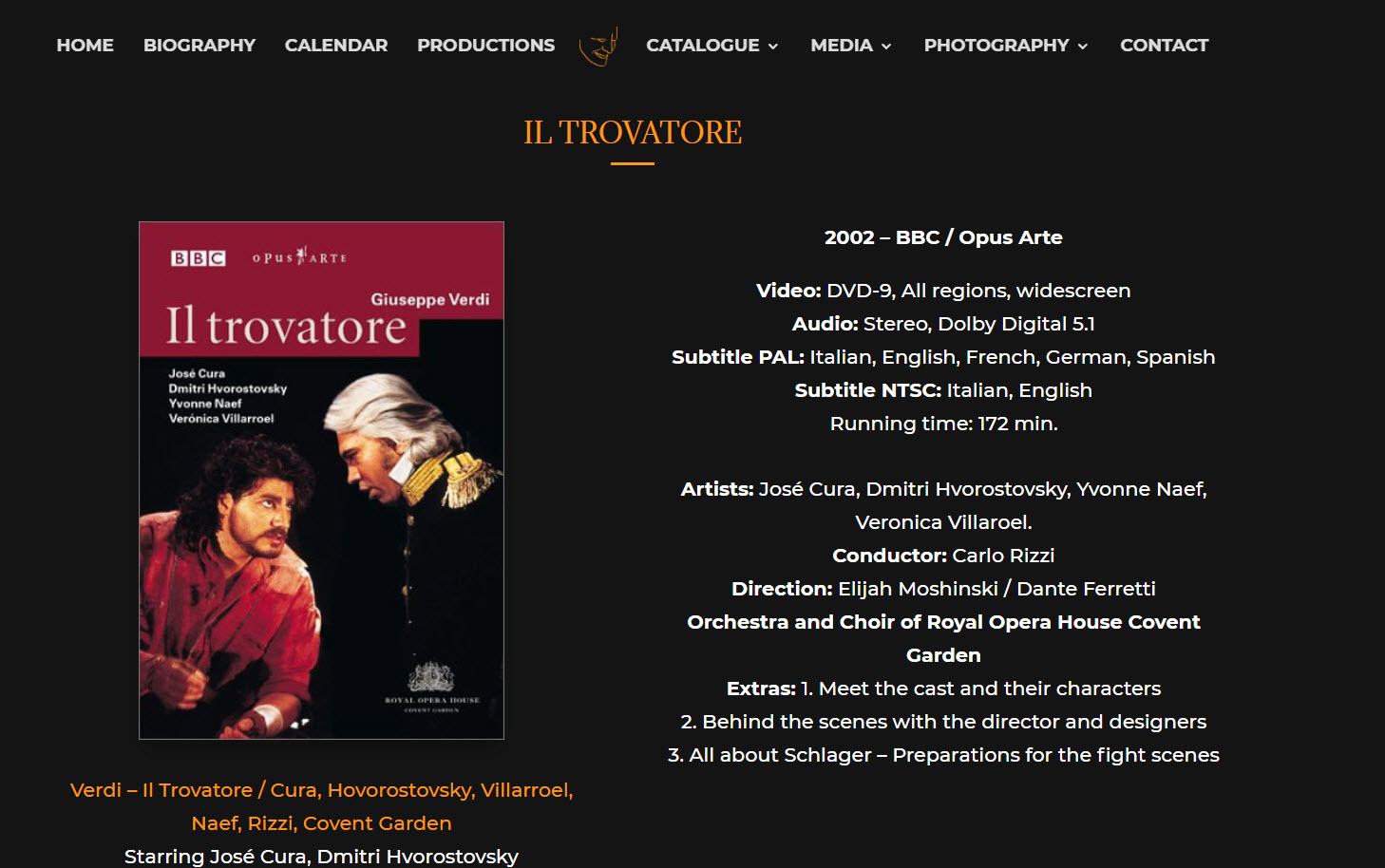 DVD - Il Trovatore